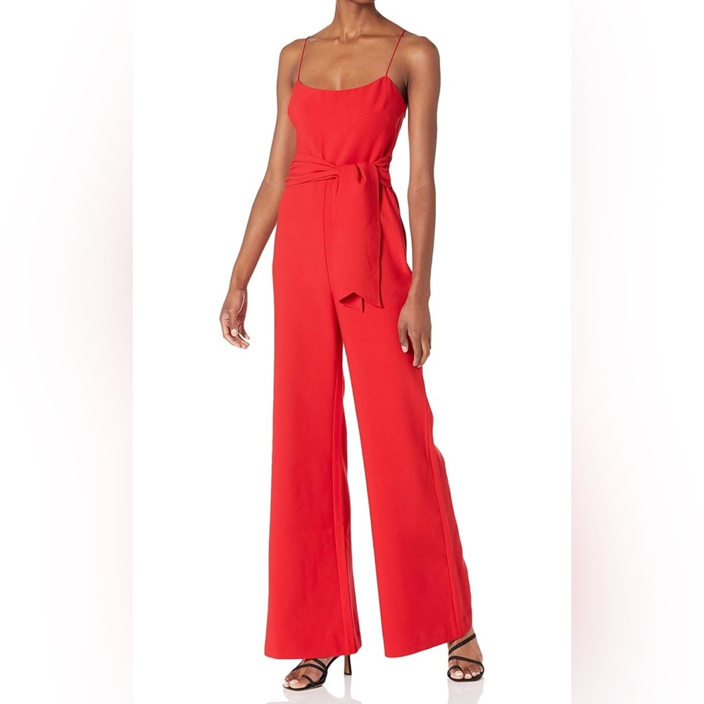 Likely Red Jumpsuit with Tie